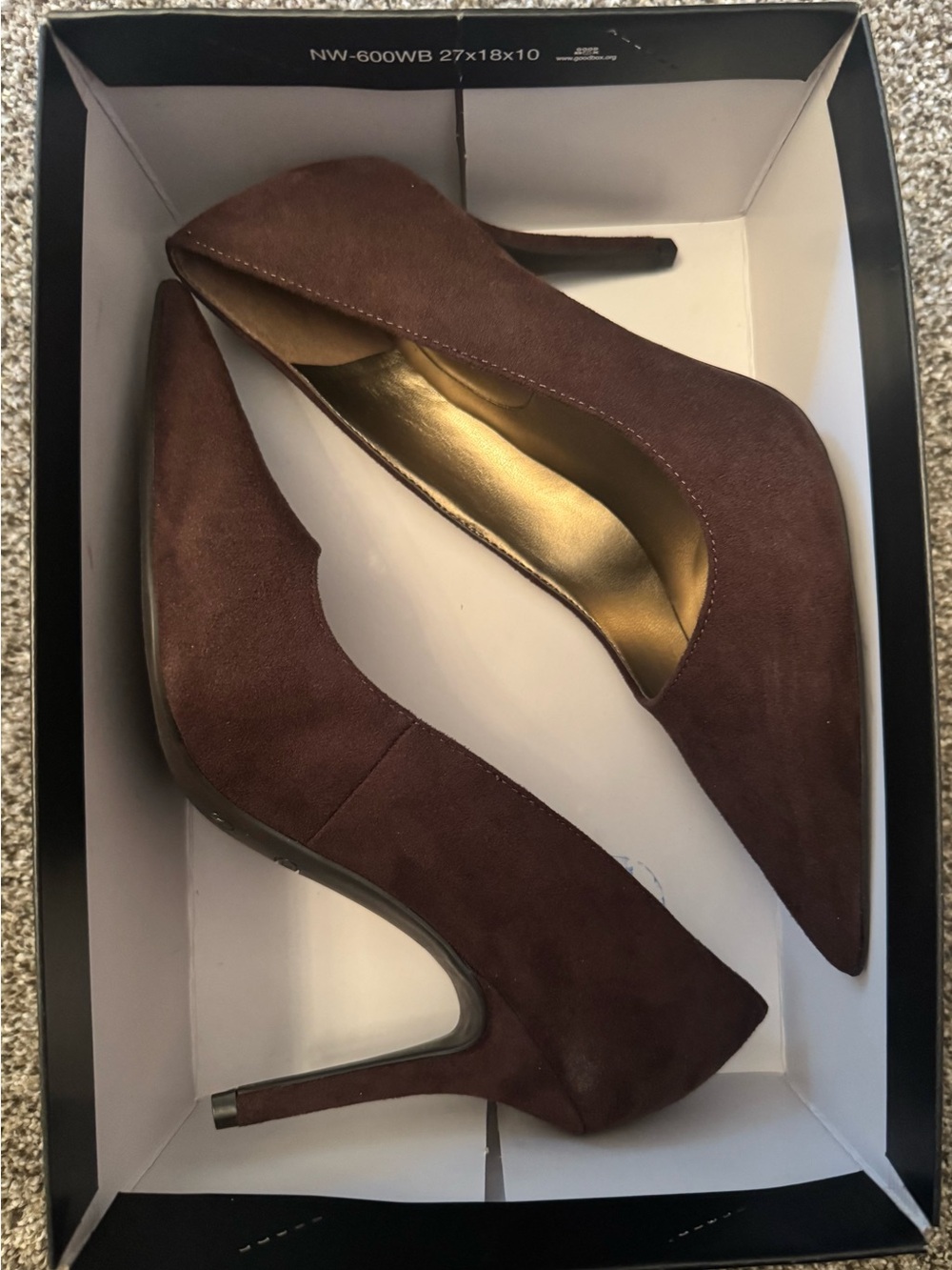 Nine West Gallen Women's Pointed Toe Dress Pumps Nine West Brown NWT Size 8